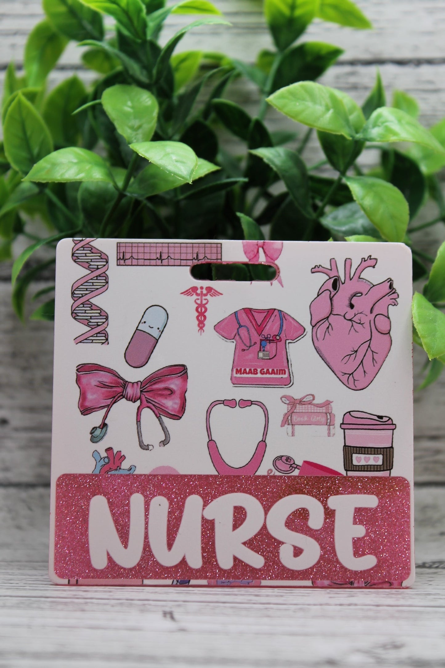 NURSE Medical Collage Badge Buddy