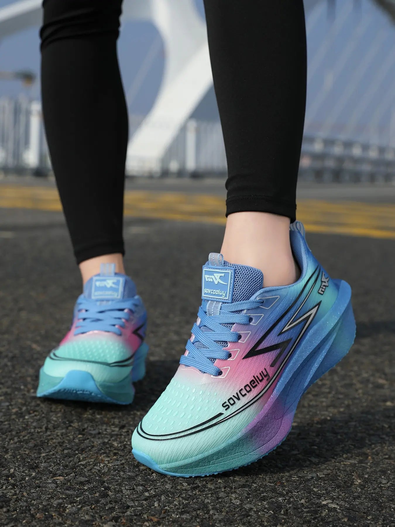 Women'S Lightweight Breathable Sneakers, Textile + Carbon Board, Low Top, All Seasons, Casual Style, Perfect for Hiking and Travel, Lace up Sneakers