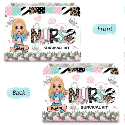 Personalized Nurse Storage Box - Gift Idea For Nurse/Mother's Day - Nurse Survival Kit