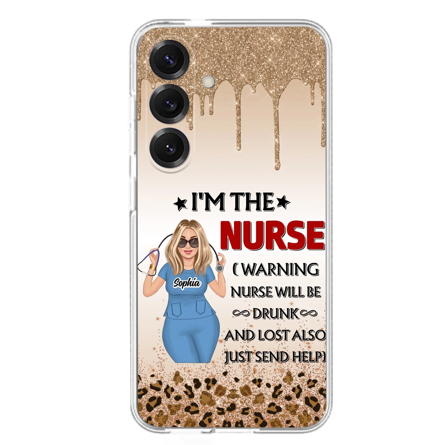 Custom Personalized Nurse Friend Phone Case - I'm The Nurse - Case For iPhone and Samsung