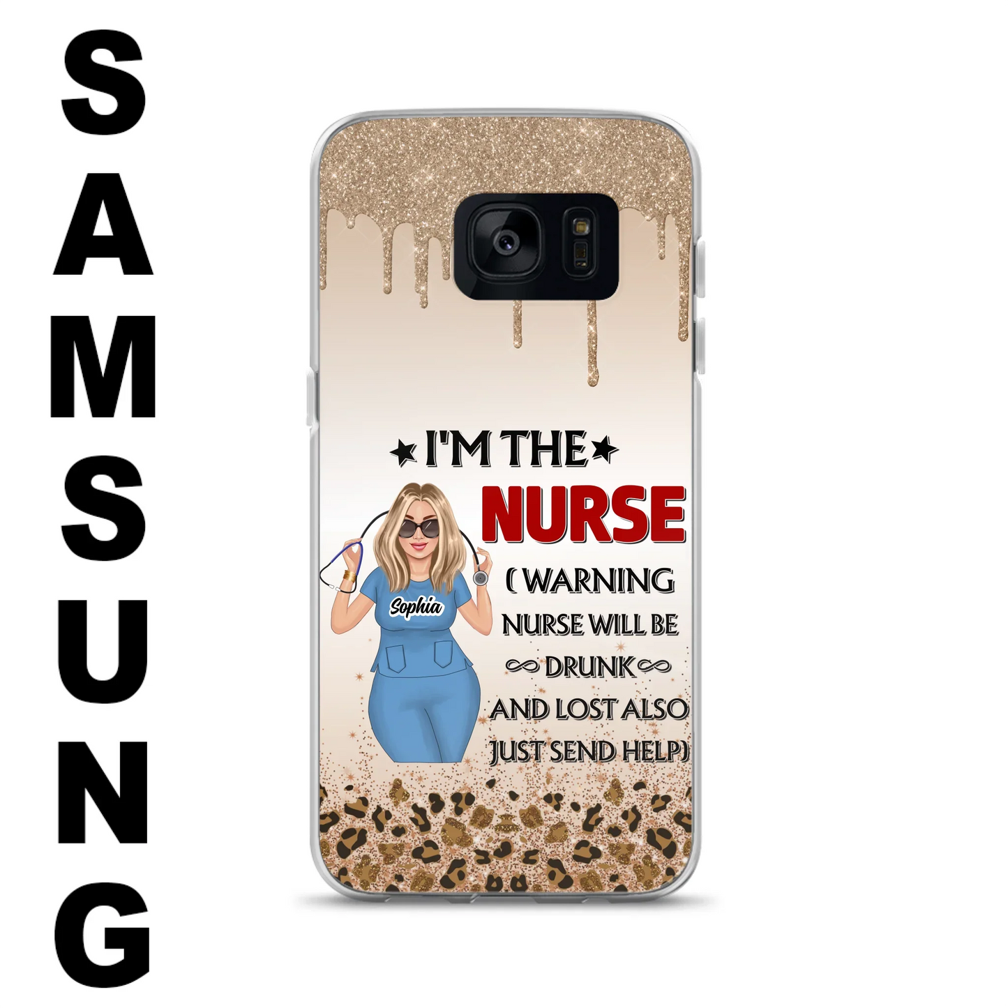 Custom Personalized Nurse Friend Phone Case - I'm The Nurse - Case For iPhone and Samsung