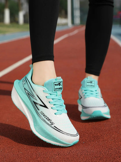 Women'S Lightweight Breathable Sneakers, Textile + Carbon Board, Low Top, All Seasons, Casual Style, Perfect for Hiking and Travel, Lace up Sneakers