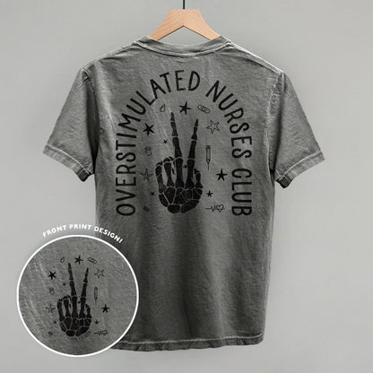Overstimulated Nurses Club (Back Print)