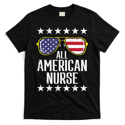 Memorial Day 4th Of July RN Nurse T-Shirt