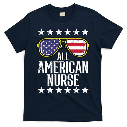 Memorial Day 4th Of July RN Nurse T-Shirt