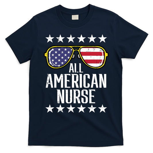 Memorial Day 4th Of July RN Nurse T-Shirt