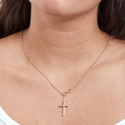 Nurse Infinity Cross  Necklace