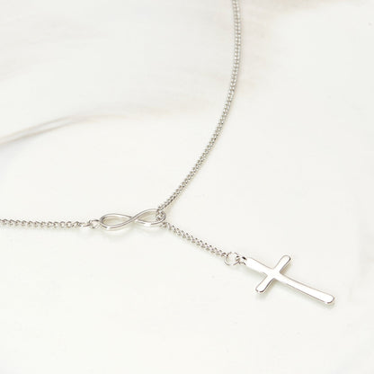 Nurse Infinity Cross  Necklace