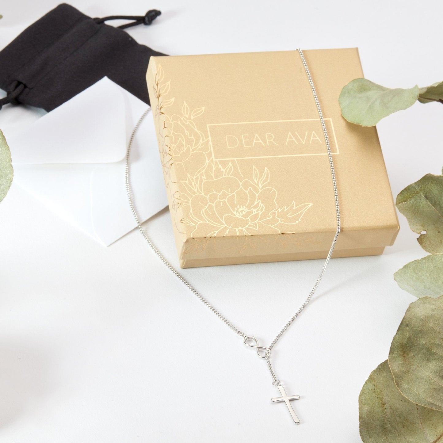 Nurse Infinity Cross  Necklace