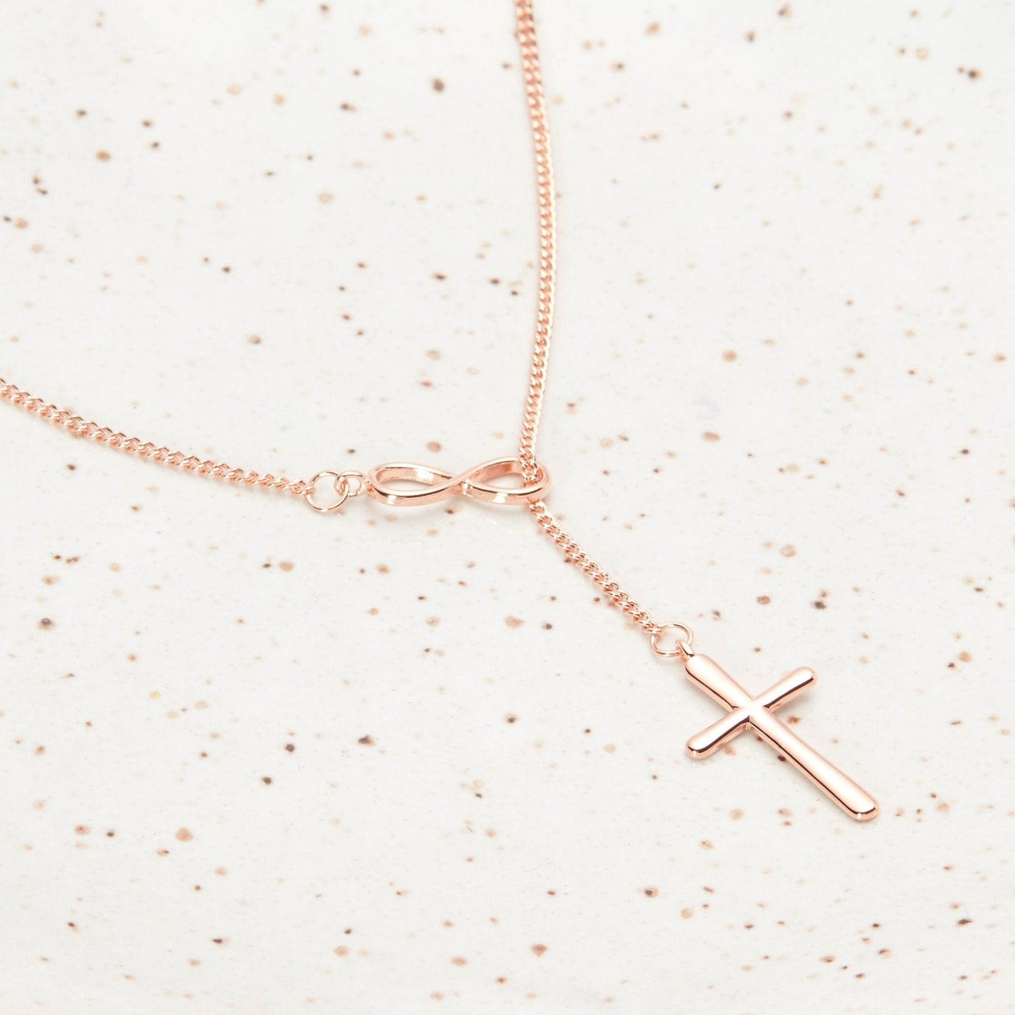 Nurse Infinity Cross  Necklace