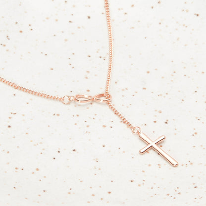 Nurse Infinity Cross  Necklace