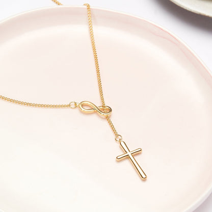 Nurse Infinity Cross  Necklace