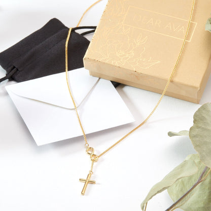 Nurse Infinity Cross  Necklace