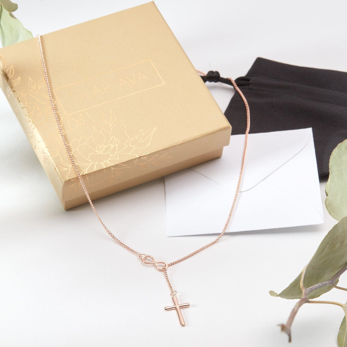 Nurse Infinity Cross  Necklace